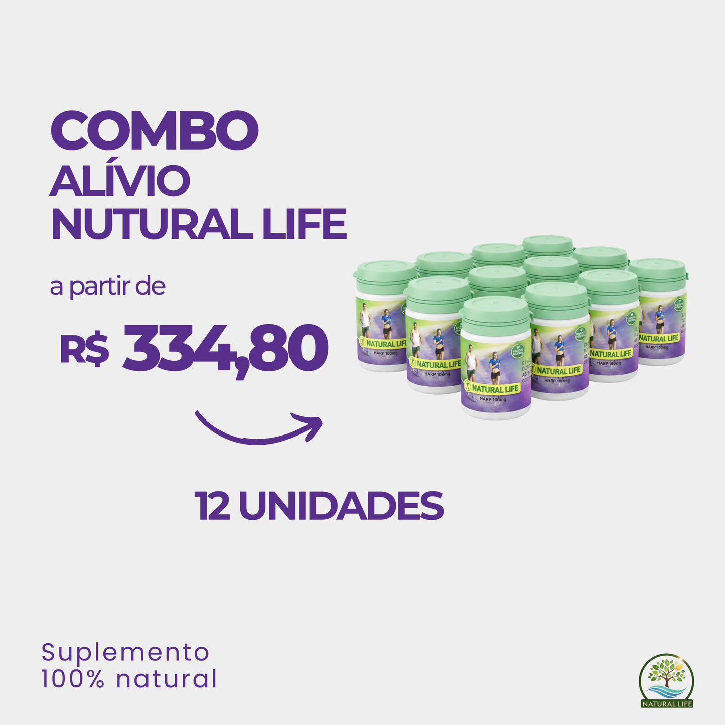 COMBO ALÍVIO 12 UNIDADES