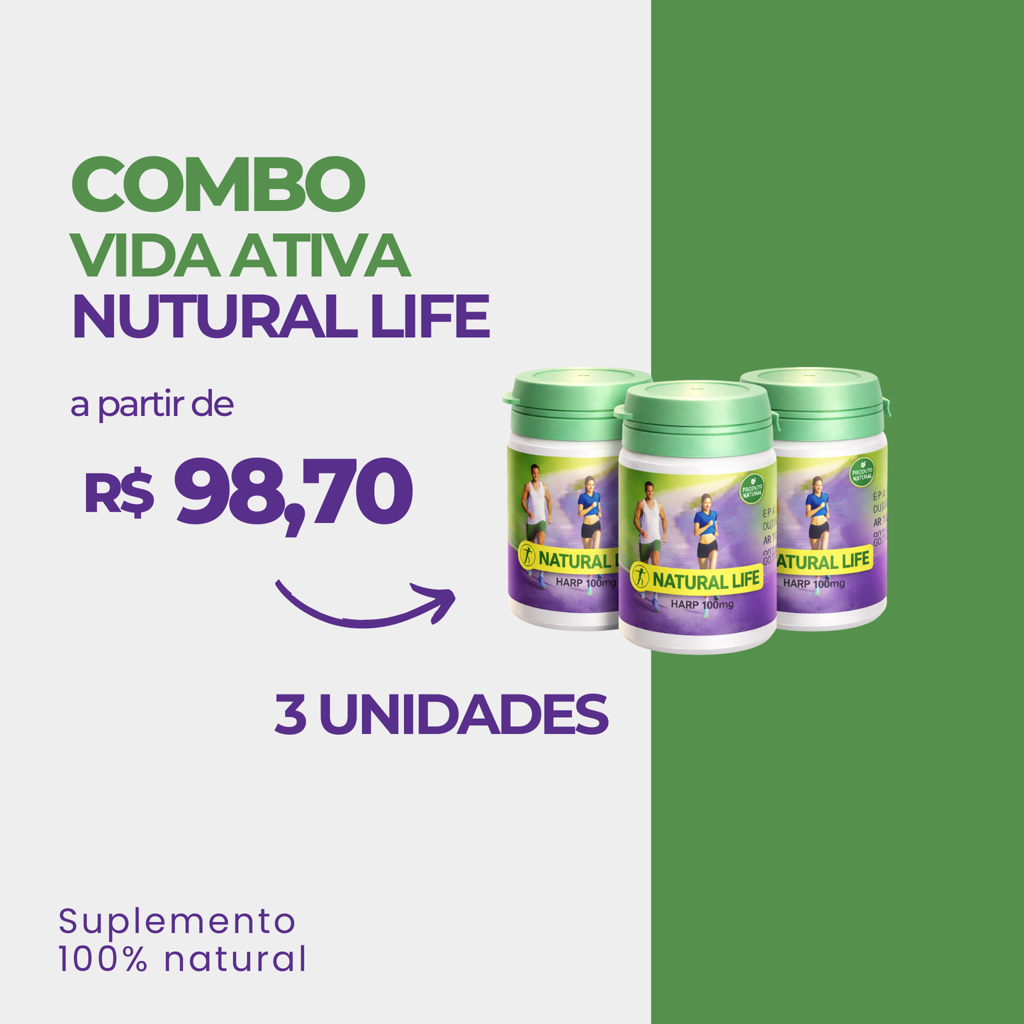 COMBO VIDA ATIVA 3 UNIDADES